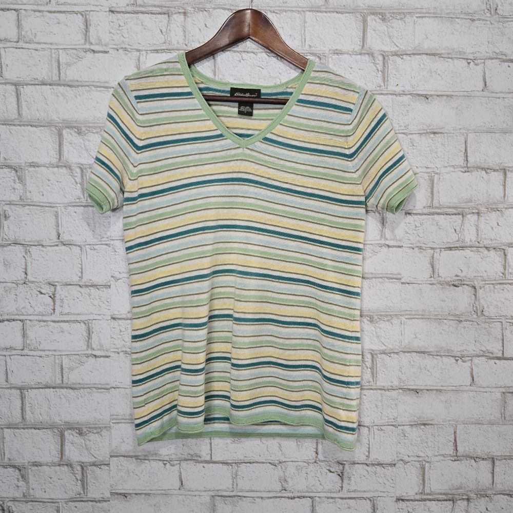 Eddie Bauer vintage linen blend tee
